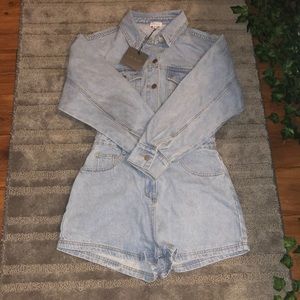 Lelis womens denim romper/jumper